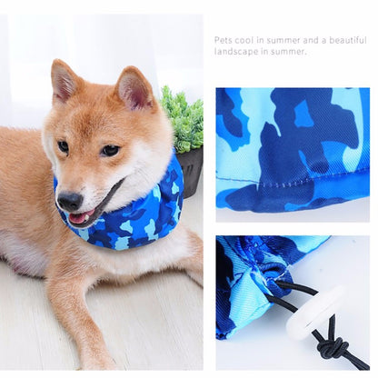 Pet cooling scarf