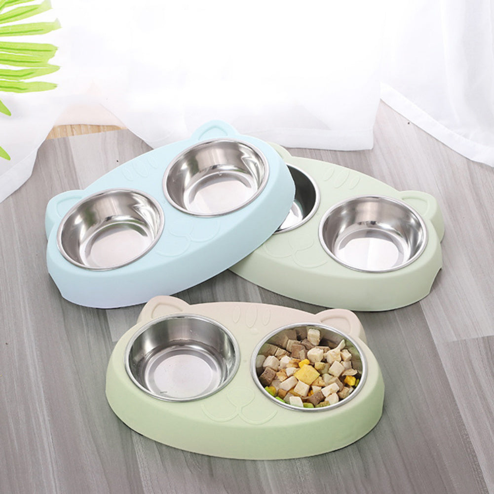 Stainless Steel Bowls With Non-Slip Resin